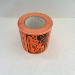 Rollo de etiqueta avión de carga (CAO - Cargo Aircraft Only)