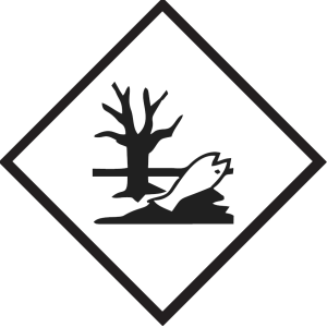 Cartel vinil adherible contaminante marino