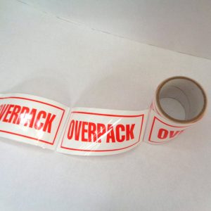Rollo de Etiquetas Sobre-emabaje (OVERPACK)
