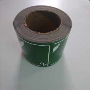 Rollo de etiquetas División 2.2 gases no inflamables, no tóxicos (No Flammable and no toxic gas)