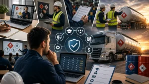 Selección de cursos de transporte de mercancías peligrosas con análisis de certificaciones