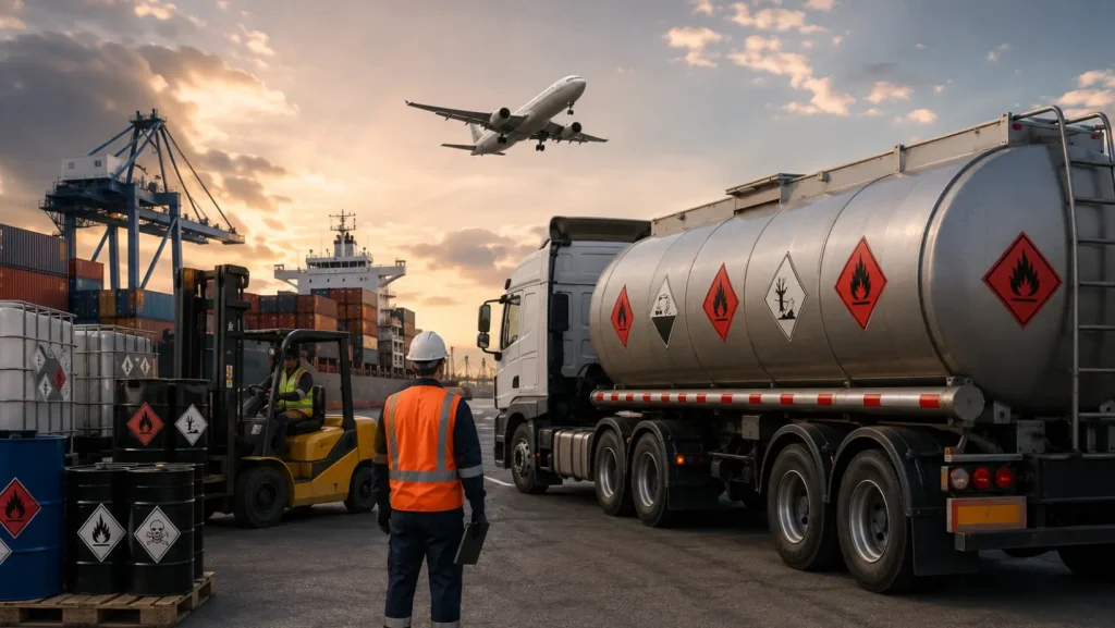 Transporte de materiales peligrosos en México por carretera