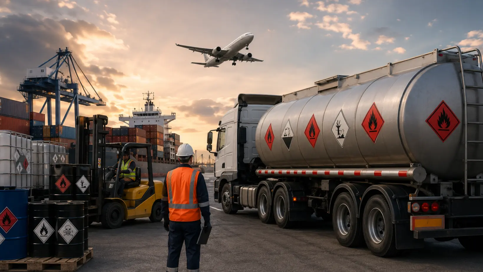 Transporte de materiales peligrosos en México por carretera