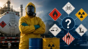 Significado de HAZMAT y símbolos de identificación de materiales peligrosos